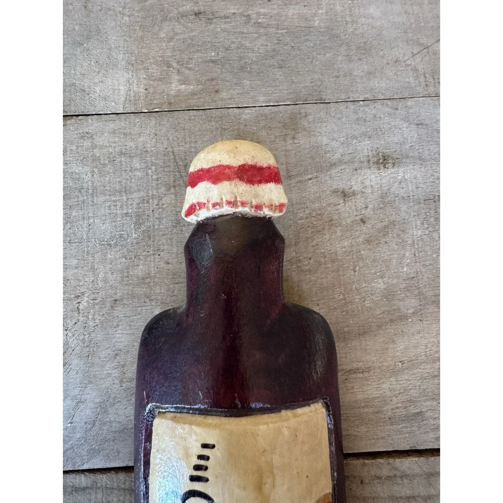 Red Stripe‎ Lager Beer  Wooden Hand Carved Art Hand Painted Sign | Mancave